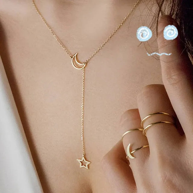 Collier Pendentif Minimaliste - Argenté pour Femme