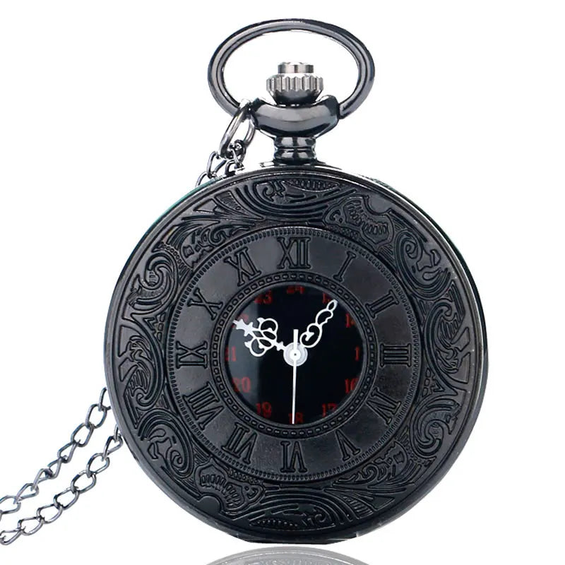 Montre de Poche Steampunk Vintage - Chiffres Romains