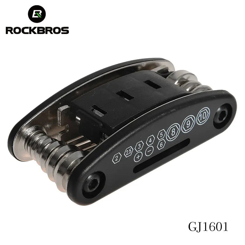 Kit Outils Multi 16-en-1 RockBros pour Vélo - Clés Hex, Rayons, Tournevis