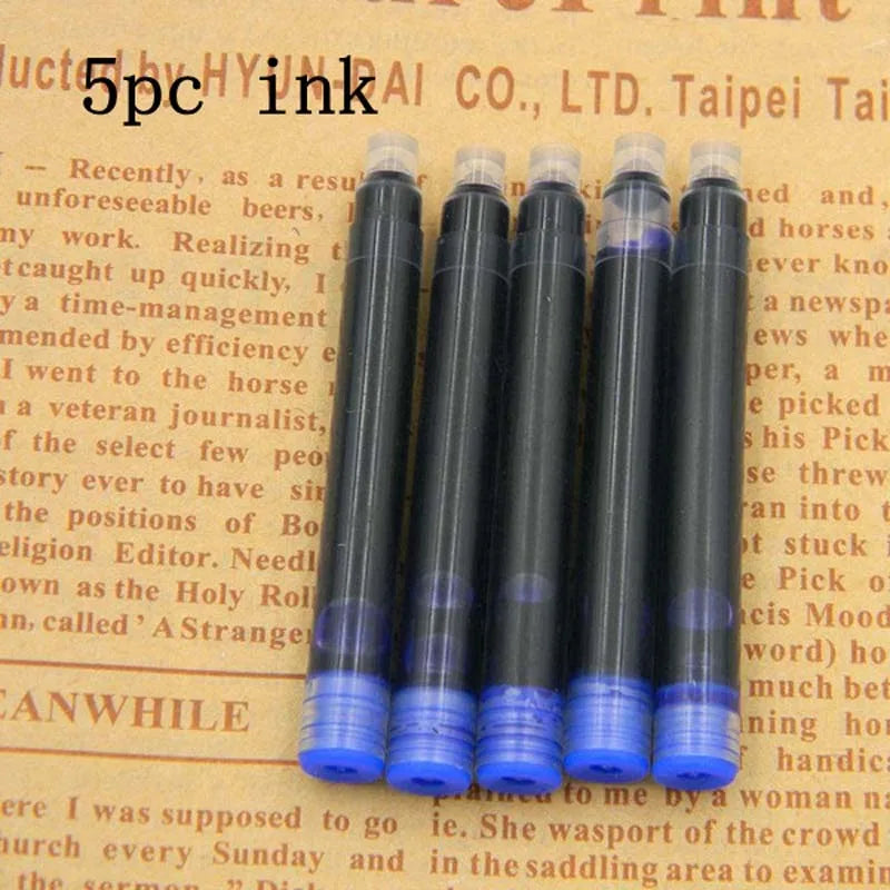 Stylo Plume Hero Classique Doré et Noir - Pointe Fine, Idéal Étudiant/Bureau