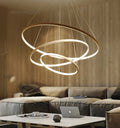 Suspension Luminaire Moderne Cercle - 1 à 4 Lumières pour Salon/Salle à Manger