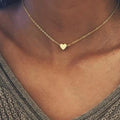 Collier Pendentif Minimaliste - Argenté pour Femme
