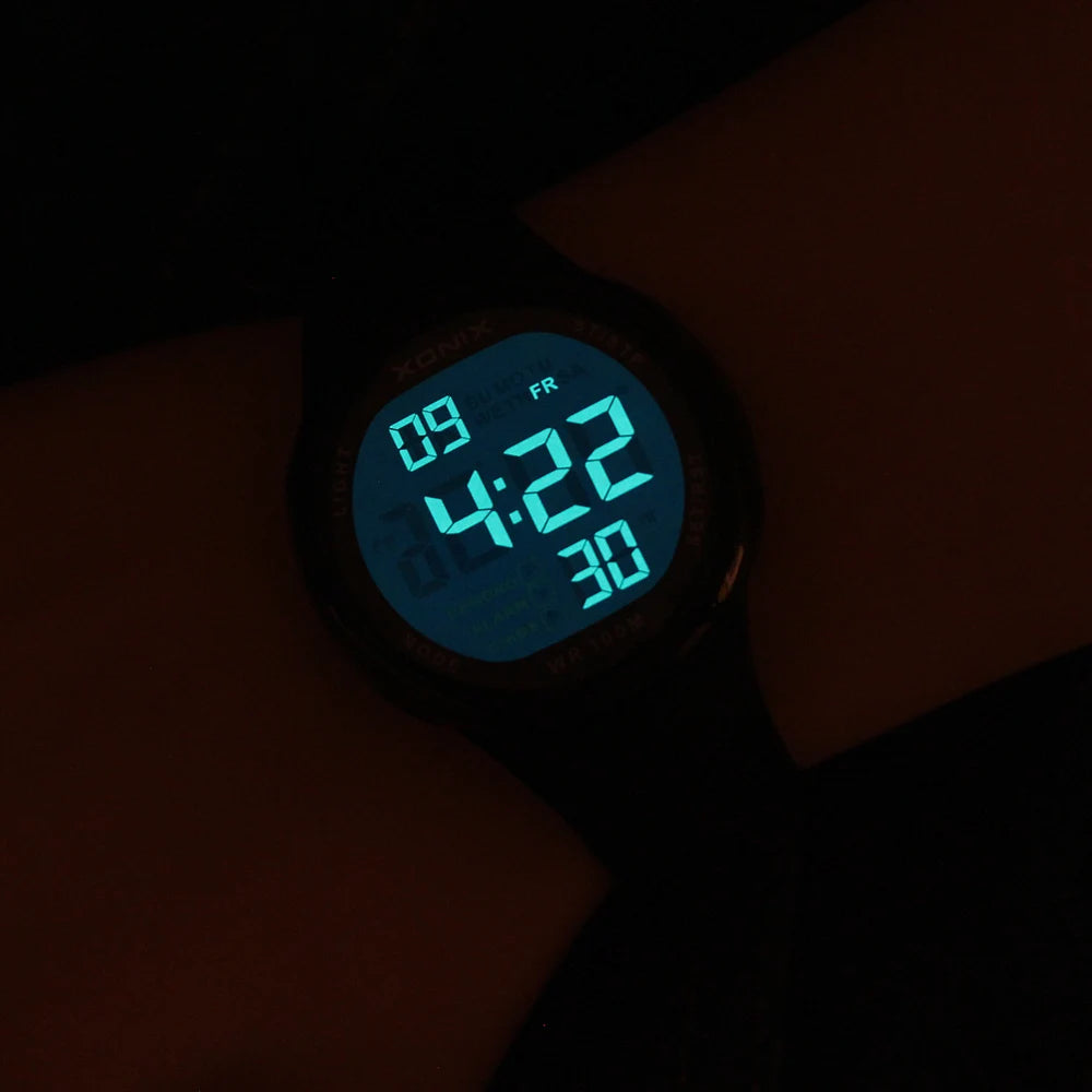 Montre Sport Homme Xonix Digitale Étanche 100m - Outdoor et Natation