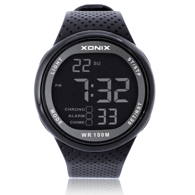 Montre Sport Homme Xonix Digitale Étanche 100m - Outdoor et Natation