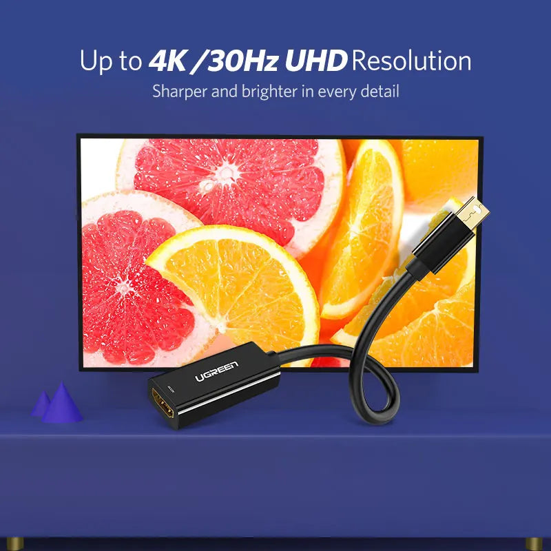 Adaptateur Mini DisplayPort vers HDMI UGREEN - Thunderbolt 2 Compatible