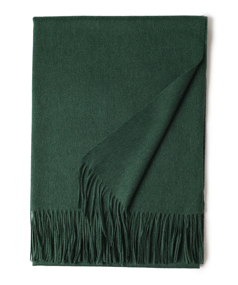Écharpe Laine Luxe Broderie Personnalisée 70x200 cm