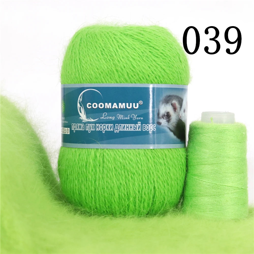Laine à Tricoter Mink Cashmere 50g-20g - Fil Doux Anti-Bouloche