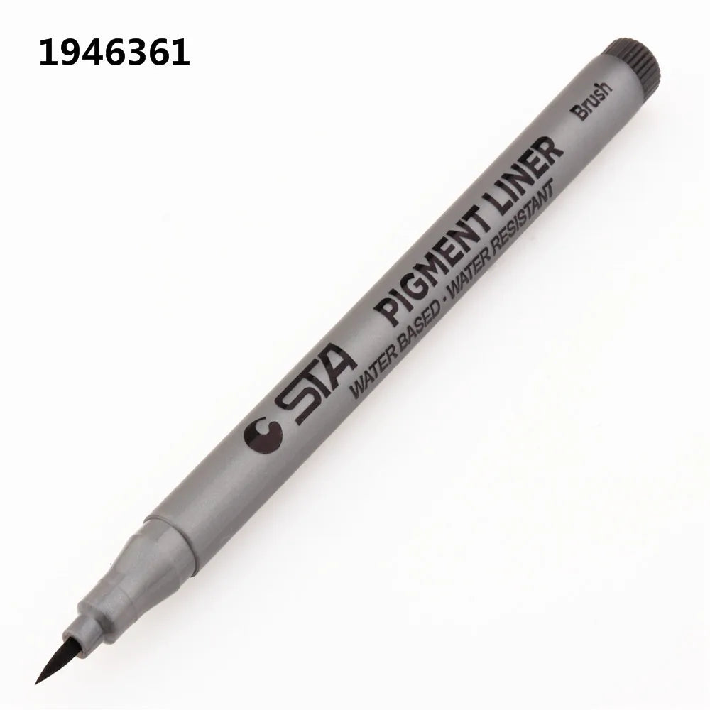 Feutres Pinceau STA Art Markers - Set Waterproof pour Dessin et Calligraphie