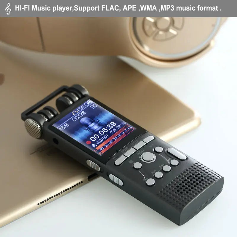 Enregistreur Audio Numérique Vocal 8/16 Go - Stylo USB - 100h d'Autonomie