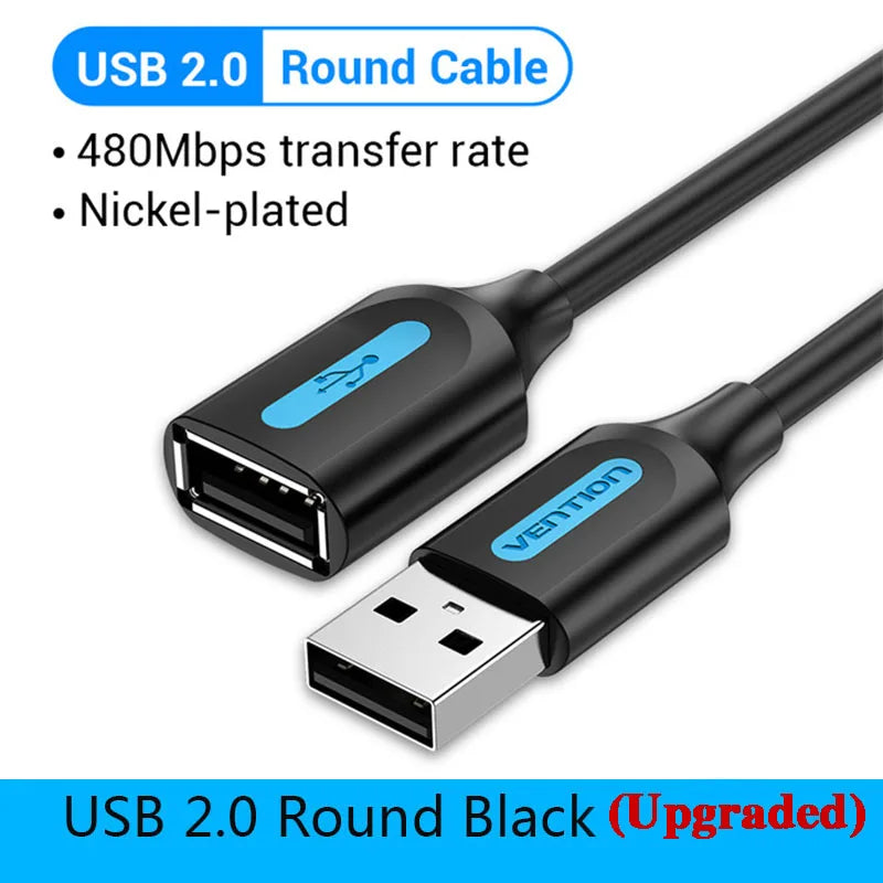 Câble Extension USB 3.0 Vention Mâle/Femelle - Haute Vitesse