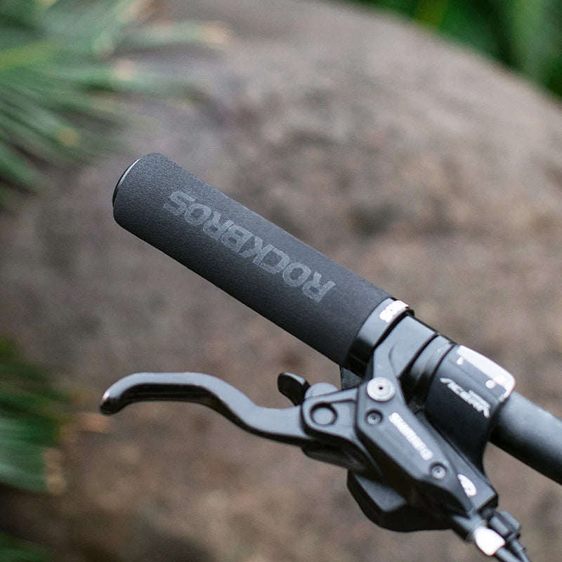 Poignées Vélo MTB RockBros Silicone Éponge - Anti-Dérapant et Amortissantes