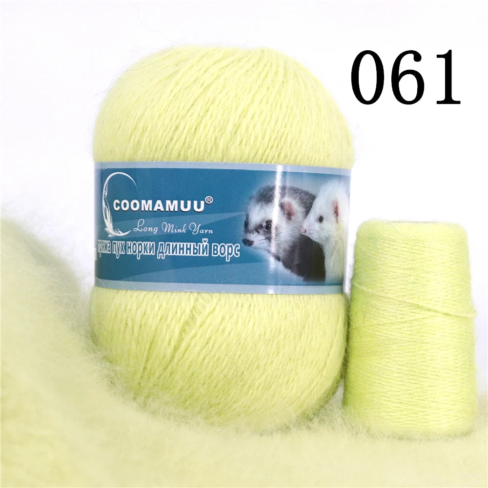 Laine à Tricoter Mink Cashmere 50g-20g - Fil Doux Anti-Bouloche