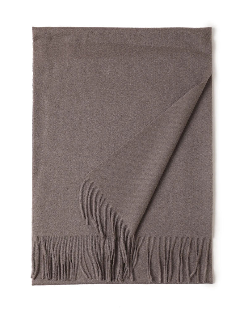 Écharpe Laine Luxe Broderie Personnalisée 70x200 cm
