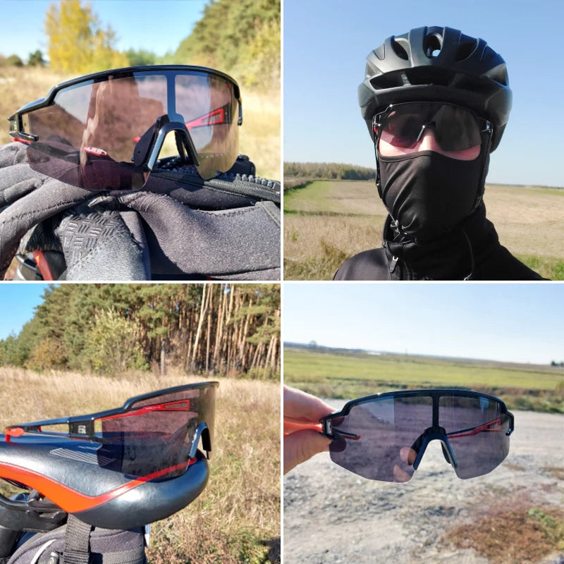 Lunettes Photochromiques RockBros pour Vélo Homme - Sports Outdoor