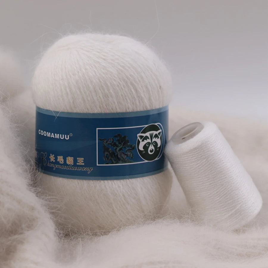 Laine à Tricoter Mink Cashmere 50g-20g - Fil Doux Anti-Bouloche