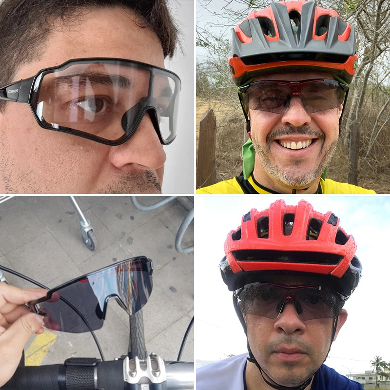 Lunettes Photochromiques RockBros pour Vélo Homme - Sports Outdoor
