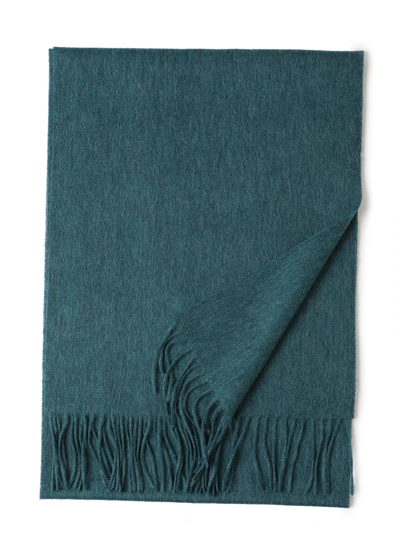 Écharpe Laine Luxe Broderie Personnalisée 70x200 cm