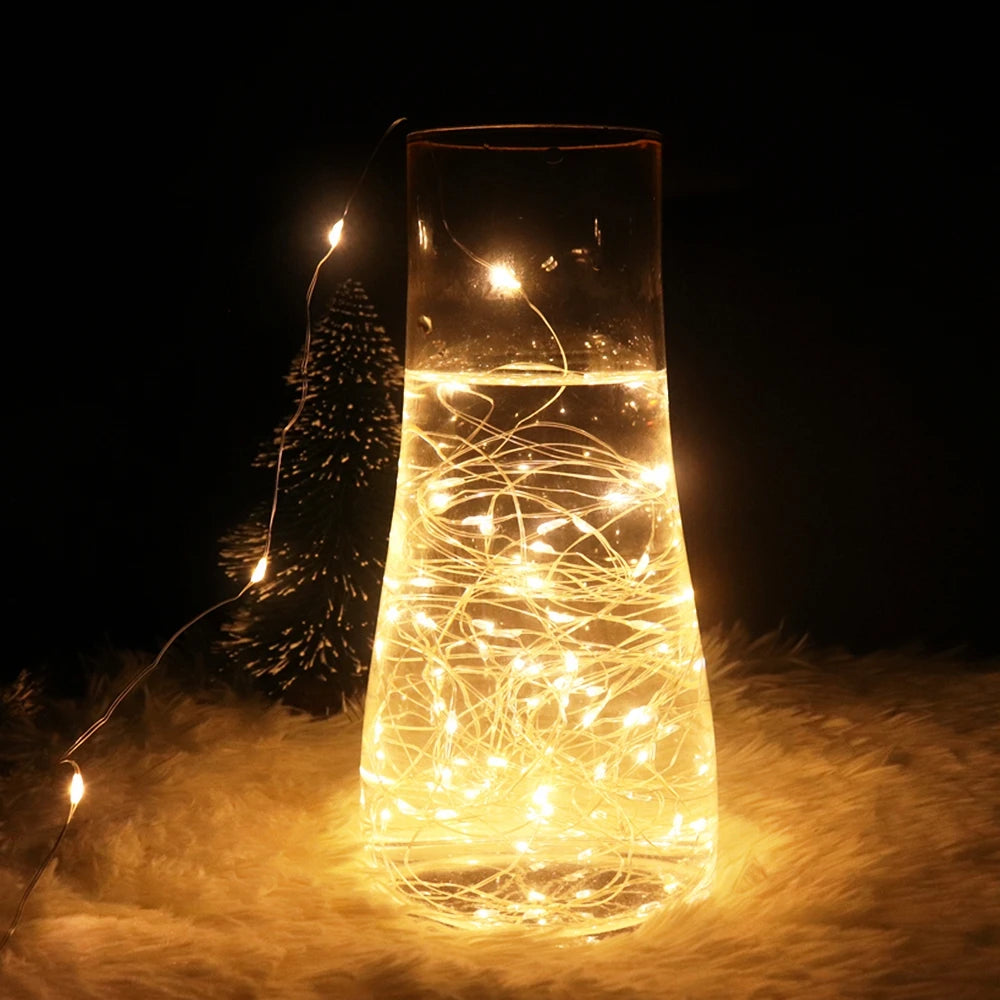 Guirlande LED Fil de Cuivre 1 à 10 m - Lumière Fée pour Décoration