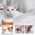 Lingettes pour Oreilles de Chien & Chat – 60 Pièces, Nettoyage Doux et Élimination des Odeurs