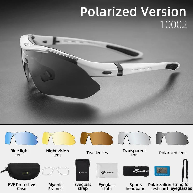 Lunettes Polarisées RockBros pour Vélo Homme - Sports Route et MTB