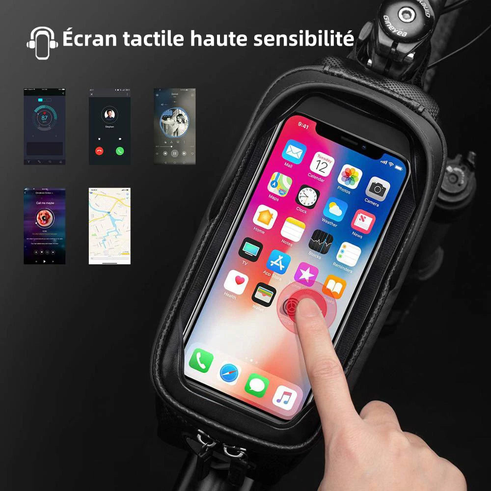 Sacoche Vélo Étanche Touchscreen RockBros - Top Tube Cadre MTB