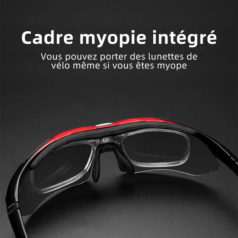 Lunettes de Soleil Polarisées RockBros pour Vélo et Sports Outdoor
