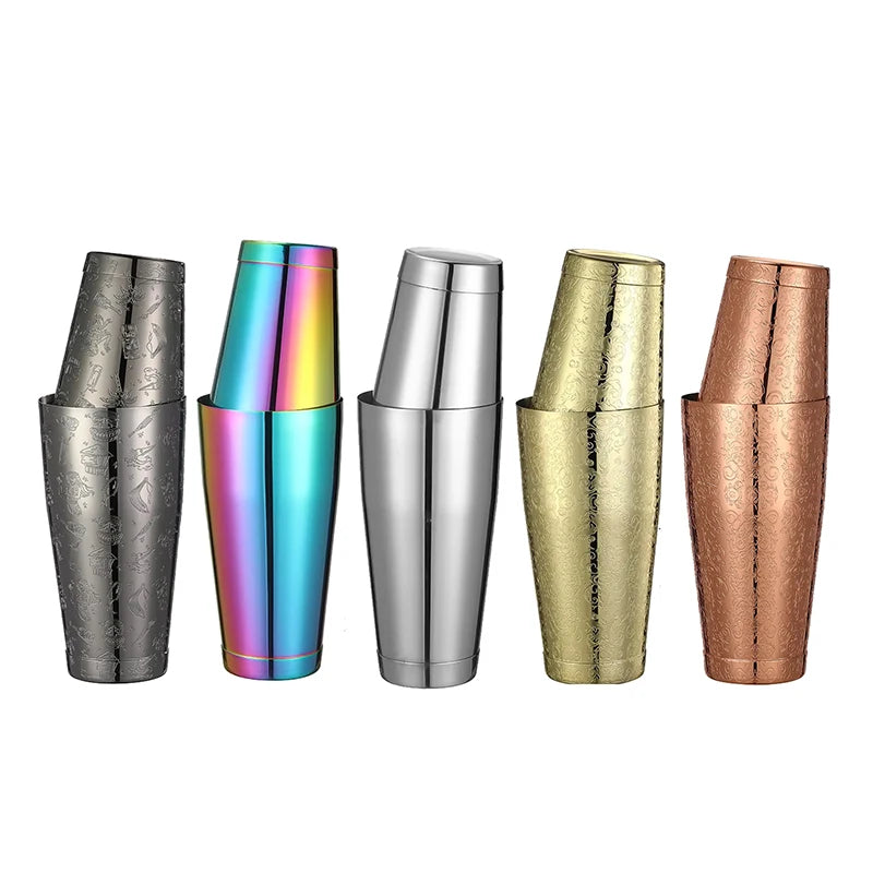 Shaker à Cocktail Boston 2 Pièces 18oz + 25oz - Professionnel Barman