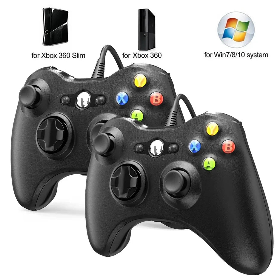 Manette Filaire Xbox 360 / PC - Contrôleur Gamepad USB Classique