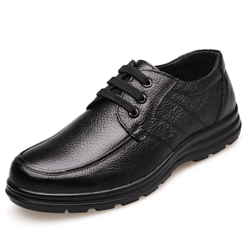 Chaussures Homme Cuir Véritable Brogues Plates - Casual et Confortables