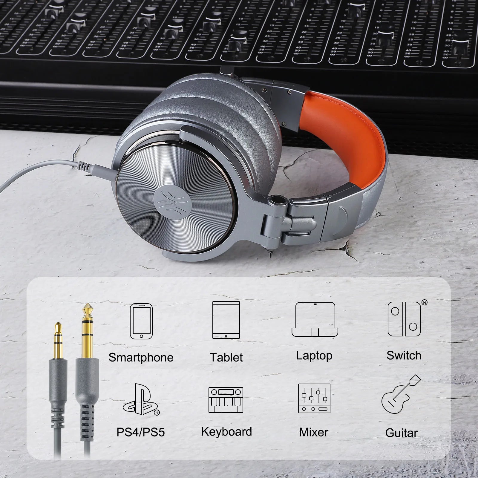 Casque OneOdio Foldable Over-Ear Filaire - Studio Pro pour PC/Téléphone