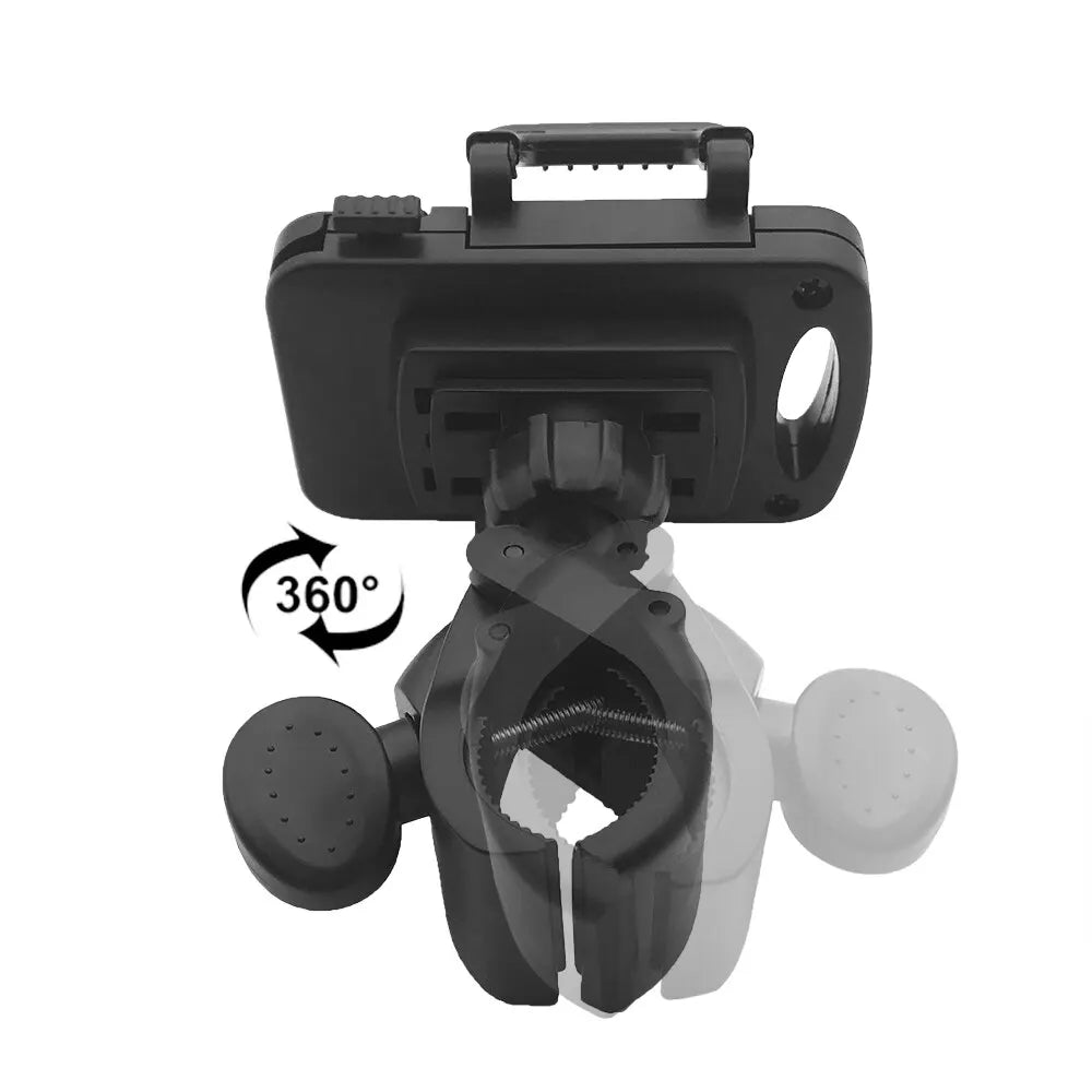 Support Téléphone Vélo/Moto Universel - Rotation 360° et Crochet