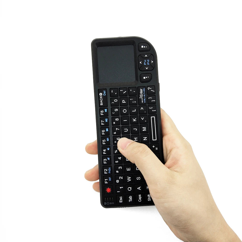 Clavier sans Fil 2.4G 3-en-1 avec Touchpad pour PC TV Android
