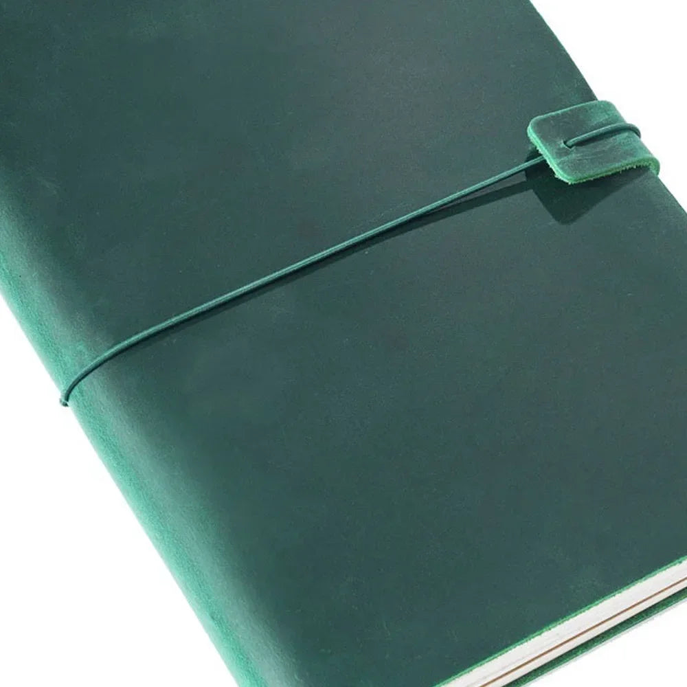 Carnet en Cuir Véritable Fait Main Vintage - Journal Intime ou Agenda