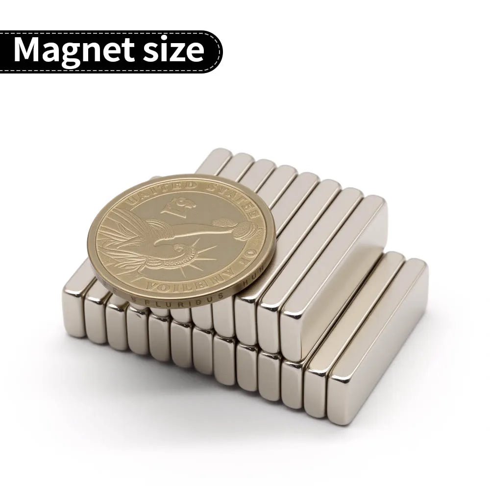 Aimant Néodyme Super Puissant N35 30x10x4 mm - Bloc Magnétique Fort