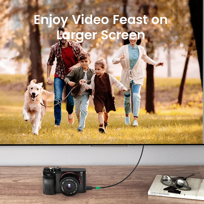 Câble Micro HDMI UGREEN 4K 60Hz - Mâle/Mâle pour Caméra, Tablette, Console