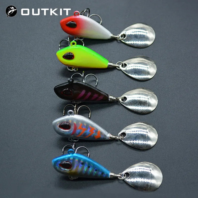 Leurre de Pêche Mini Vib Métal 6g-25g - Cuillère avec Cuiller