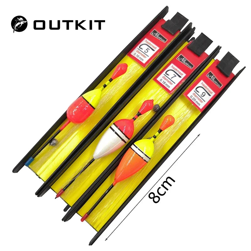 Kit 3 Flotteurs + Hameçons pour Pêche à la Carpe - Tackle Complet