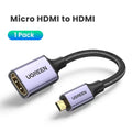 Adaptateur Micro HDMI UGREEN 4K 60Hz - Mâle vers Femelle