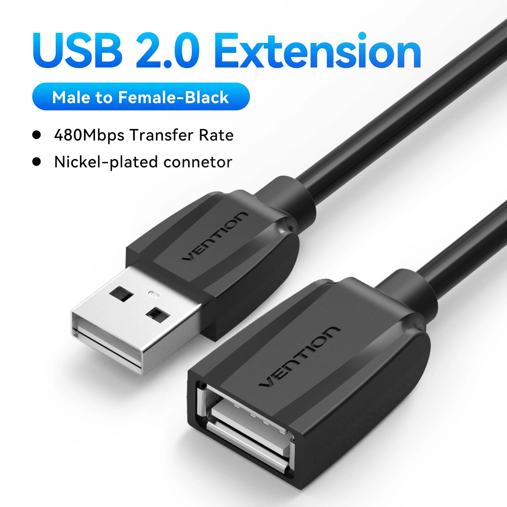 Câble Extension USB 3.0 Mâle/Femelle Vention - Données et Charge