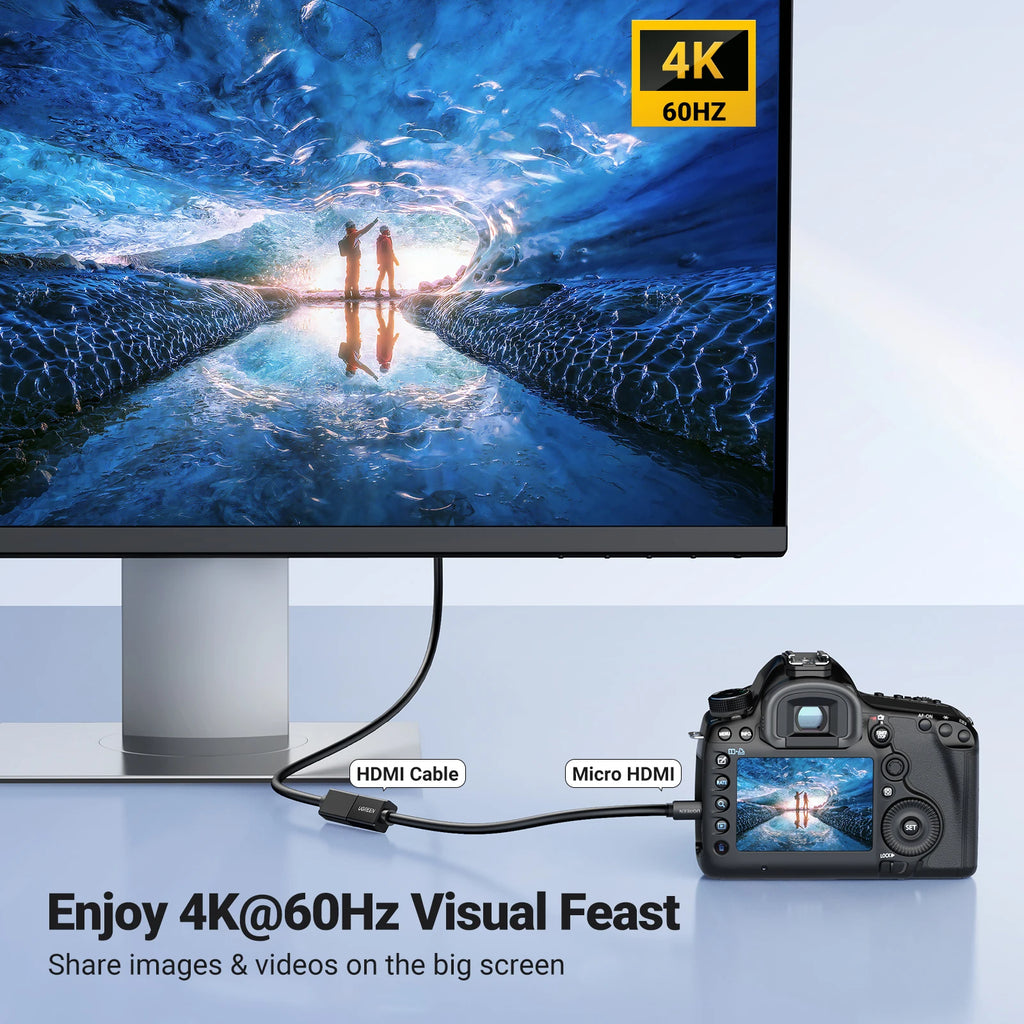 Adaptateur Micro HDMI UGREEN 4K 60Hz - Mâle vers Femelle