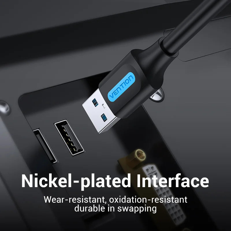 Câble Extension USB Mâle/Mâle Vention 2.0/3.0 - 0,25/3M