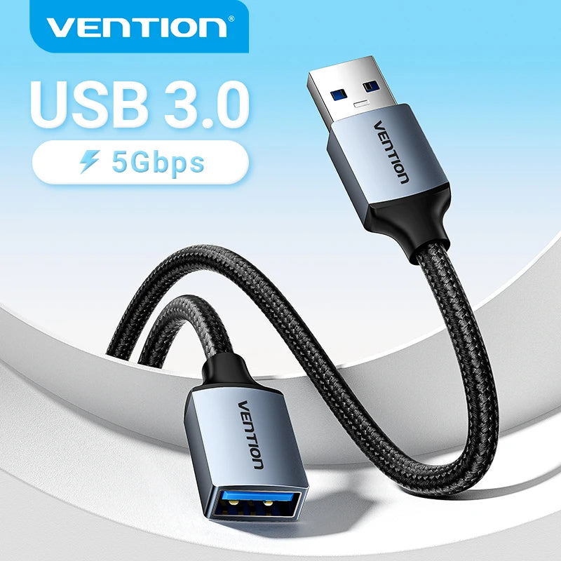Câble Extension USB 3.0 Vention Mâle/Femelle - Haute Vitesse