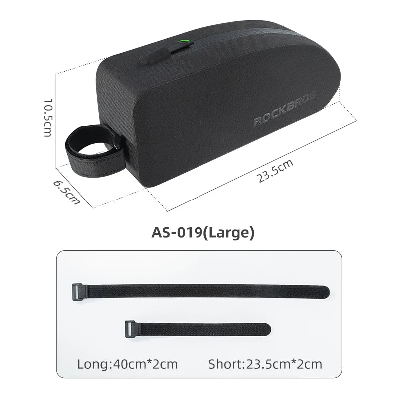 Sacoche Vélo Étanche RockBros Grande Capacité - Top Tube Cadre