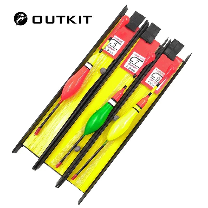 Kit 3 Flotteurs + Hameçons pour Pêche à la Carpe - Tackle Complet