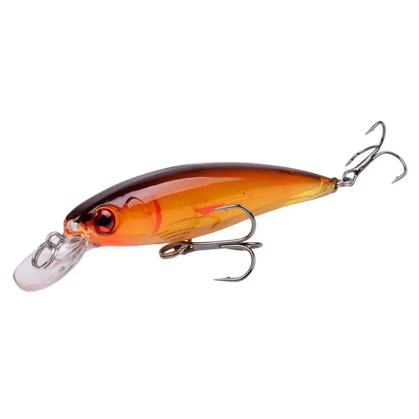 Leurre de Pêche Minnow Laser 11 cm 13 g - Crankbait avec Hameçons