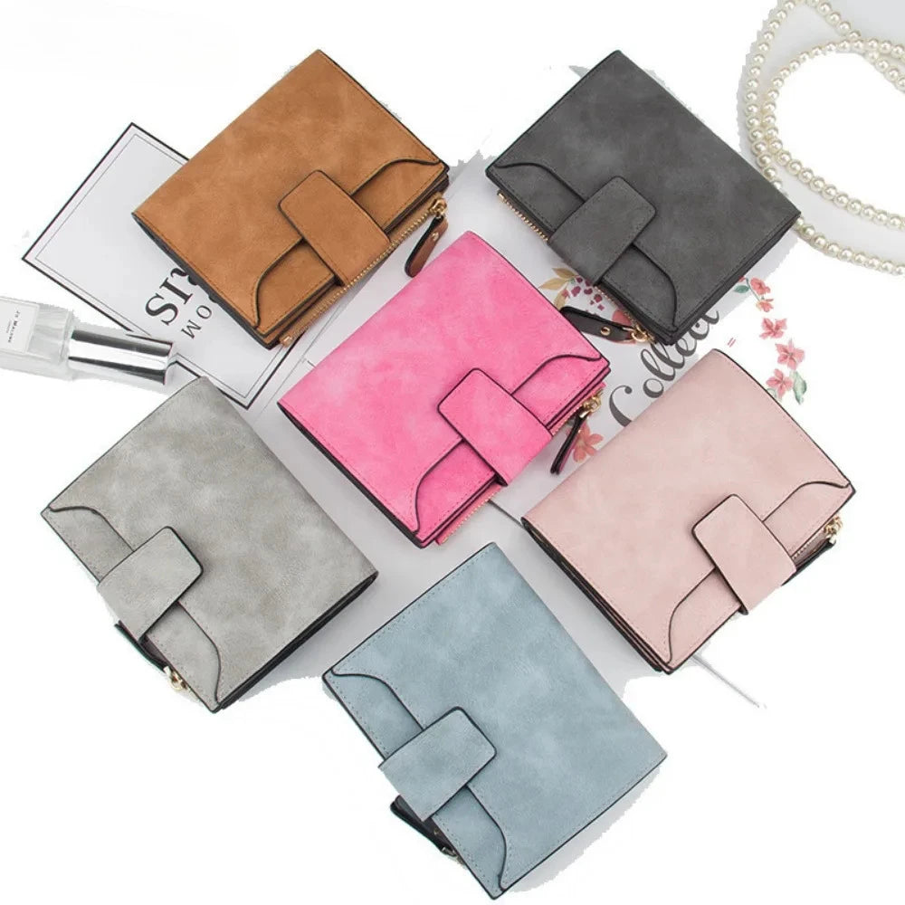 Portefeuille Femme Cuir Grande Capacité - Multi-Cartes et Poche Monnaie