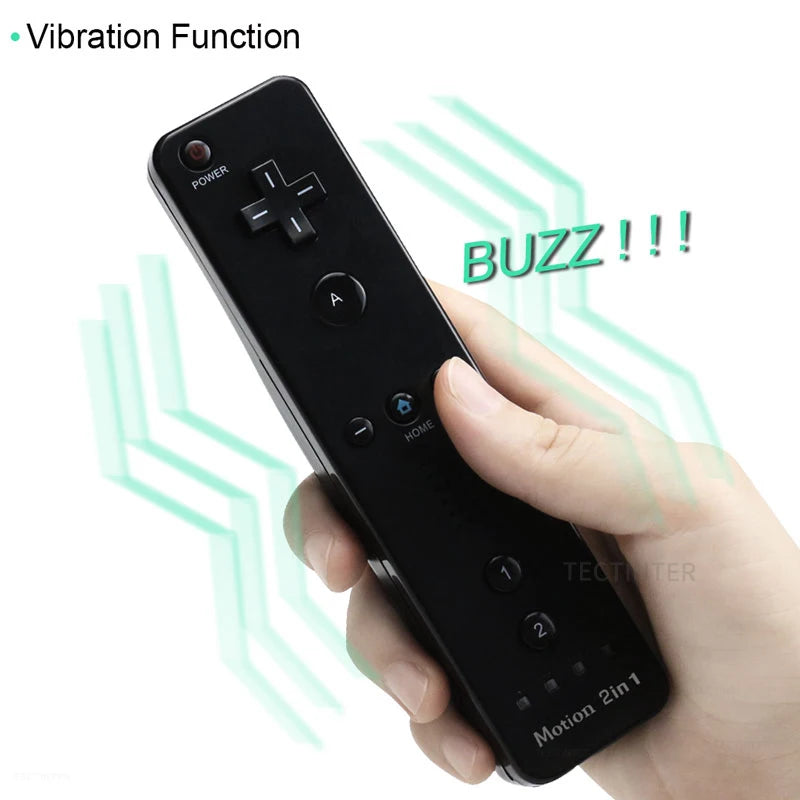 Manette 2-en-1 sans Fil pour Nintendo Wii - Gamepad avec Motion Plus