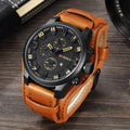 Montre Homme Curren Luxe - Sport Militaire avec Date