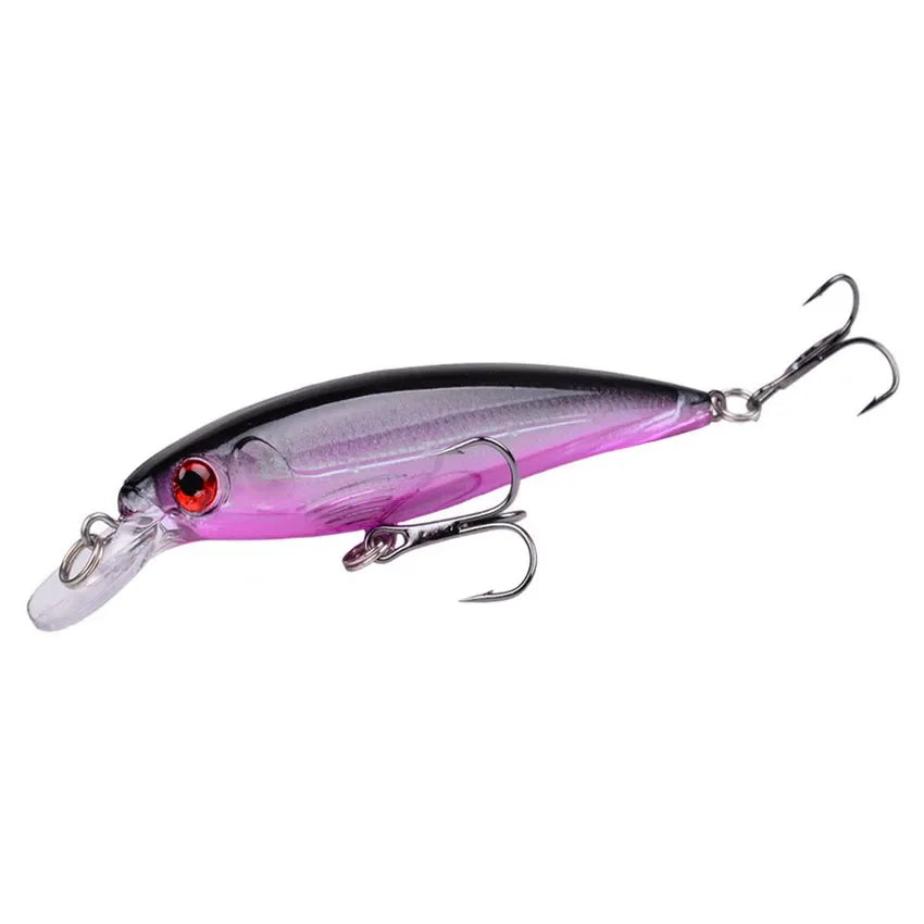 Leurre de Pêche Minnow Laser 11 cm 13 g - Crankbait avec Hameçons