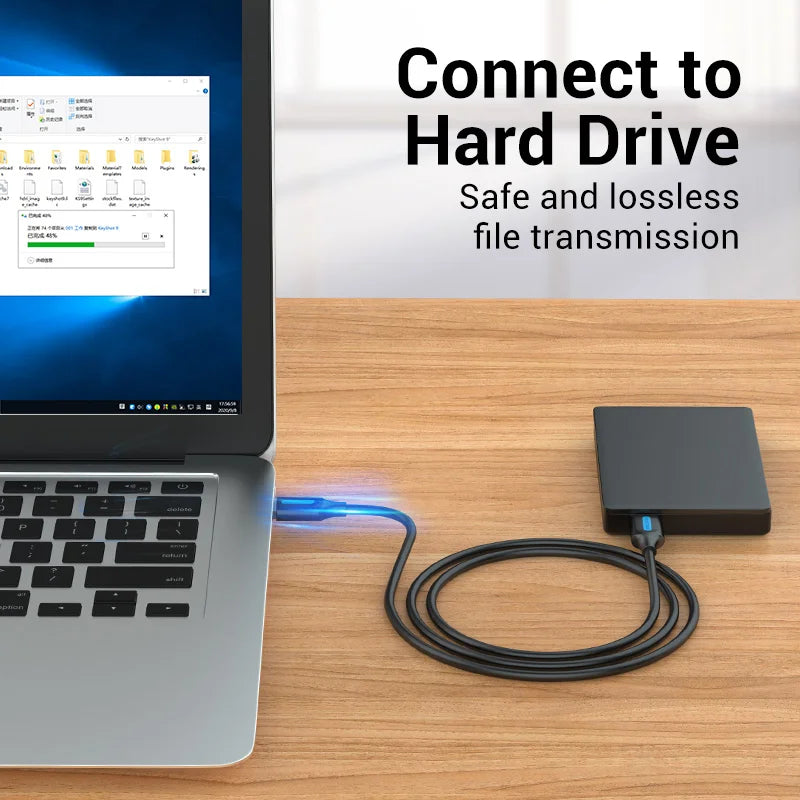 Câble Extension USB Mâle/Mâle Vention 2.0/3.0 - 0,25/3M